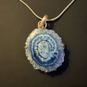 Blue Crystal Necklace